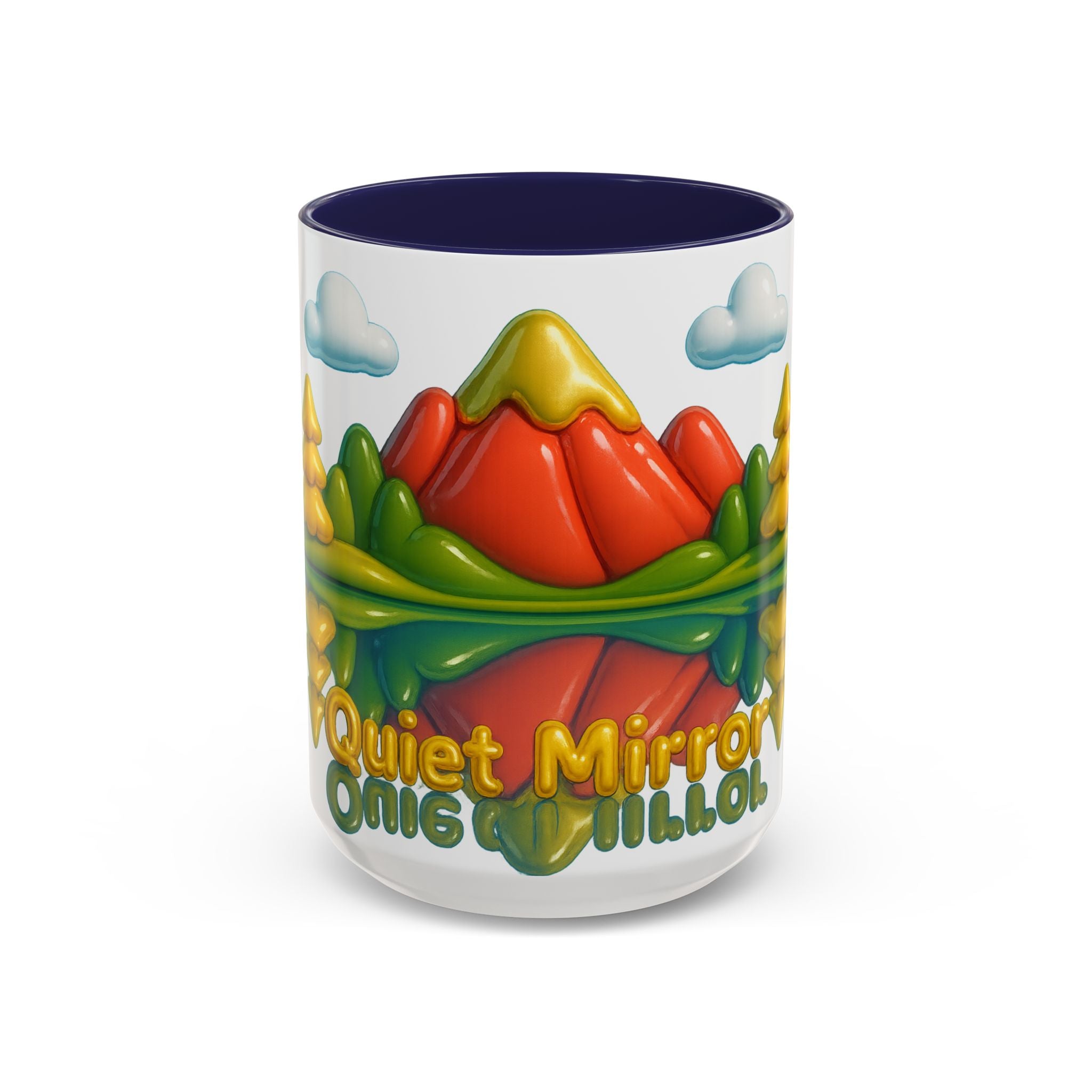 Vibrant Mountain Coffee Mug, Nature Lover Gift, Inspirational Mug, Office Decor, Eco-Friendly Tea Cup
