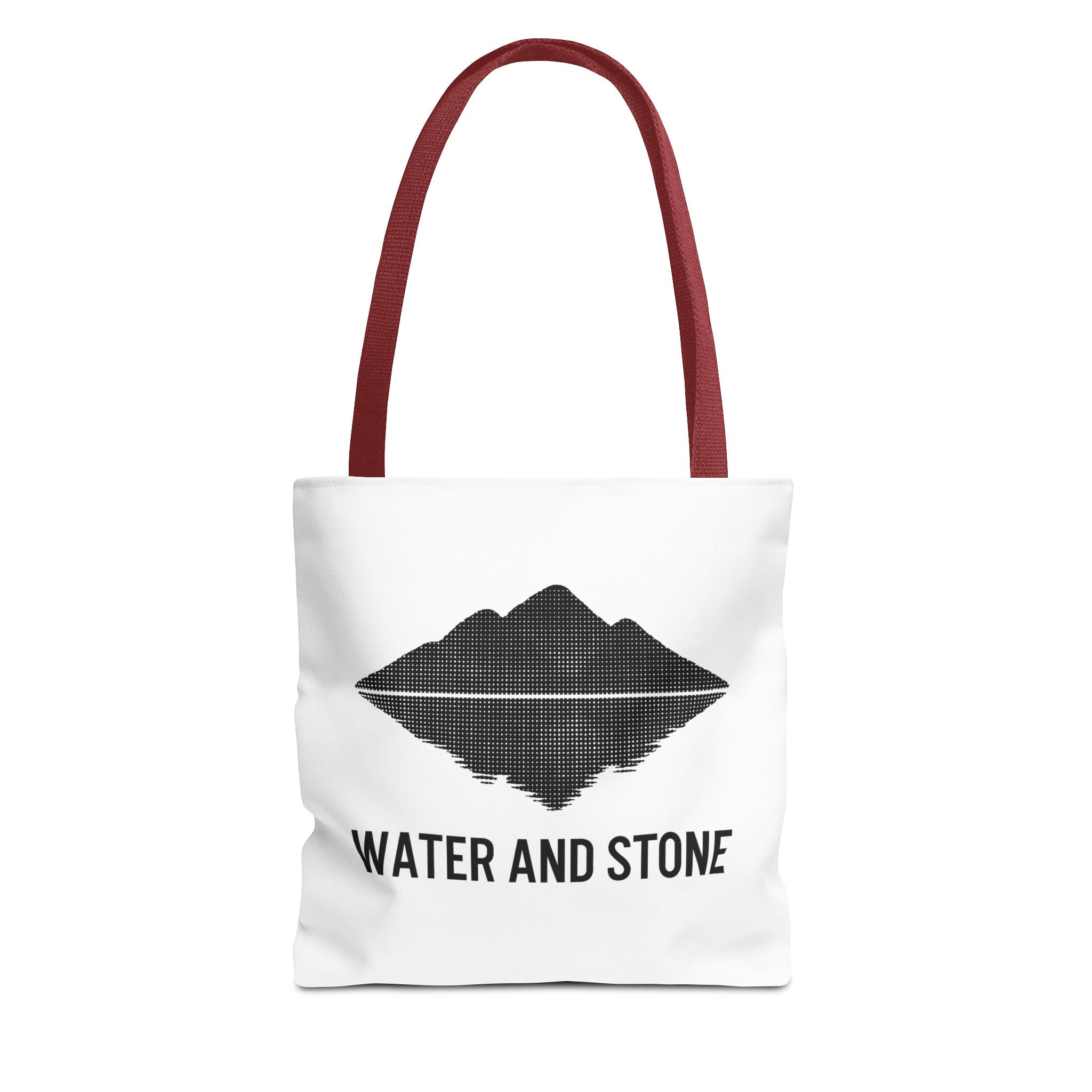 Modern Water and Stone Tote Bag | Eco-Friendly Shopping, Beach, Gym, Travel, Everyday Use
