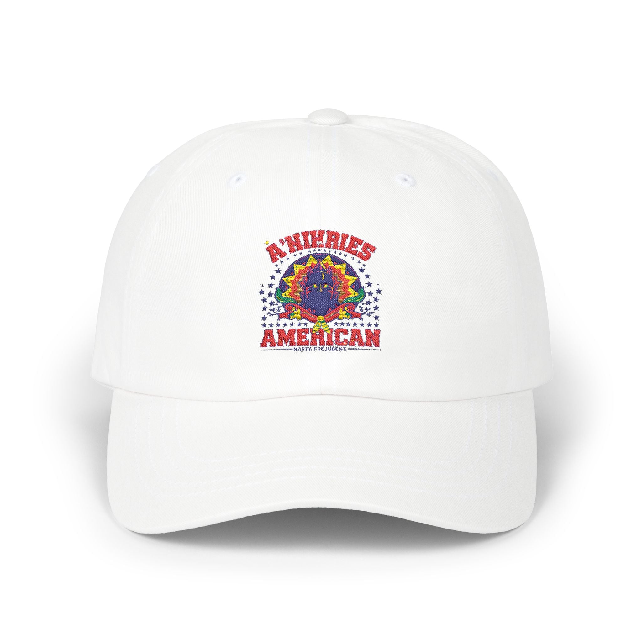 Classic Dad Cap with Colorful American Design, Casual Baseball Hat for Everyday Wear, Father's Day Gift, Independence Day Accessories, [...]