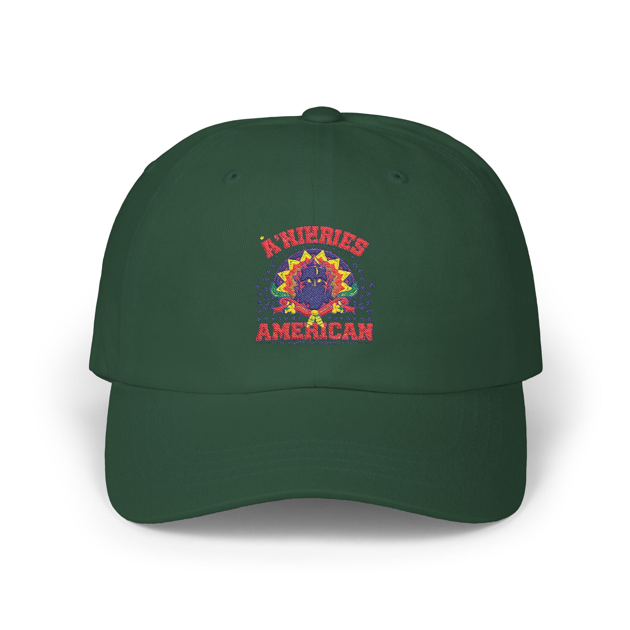 Classic Dad Cap with Colorful American Design, Casual Baseball Hat for Everyday Wear, Father's Day Gift, Independence Day Accessories, [...]