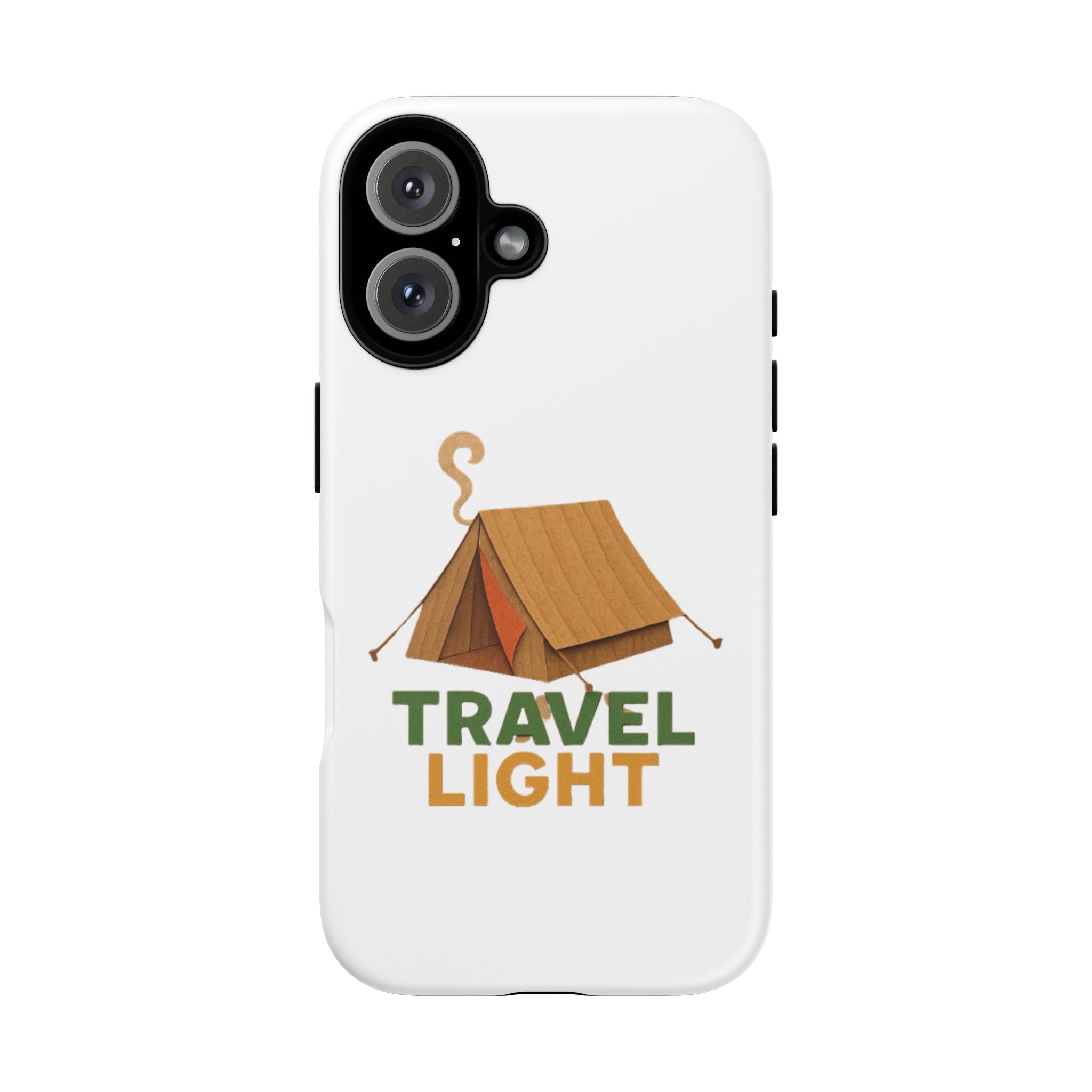 Travel Light Phone Case - Adventure Gear, Camping Accessory, Personalized Gift, Outdoor Enthusiast, Eco-Friendly Protection