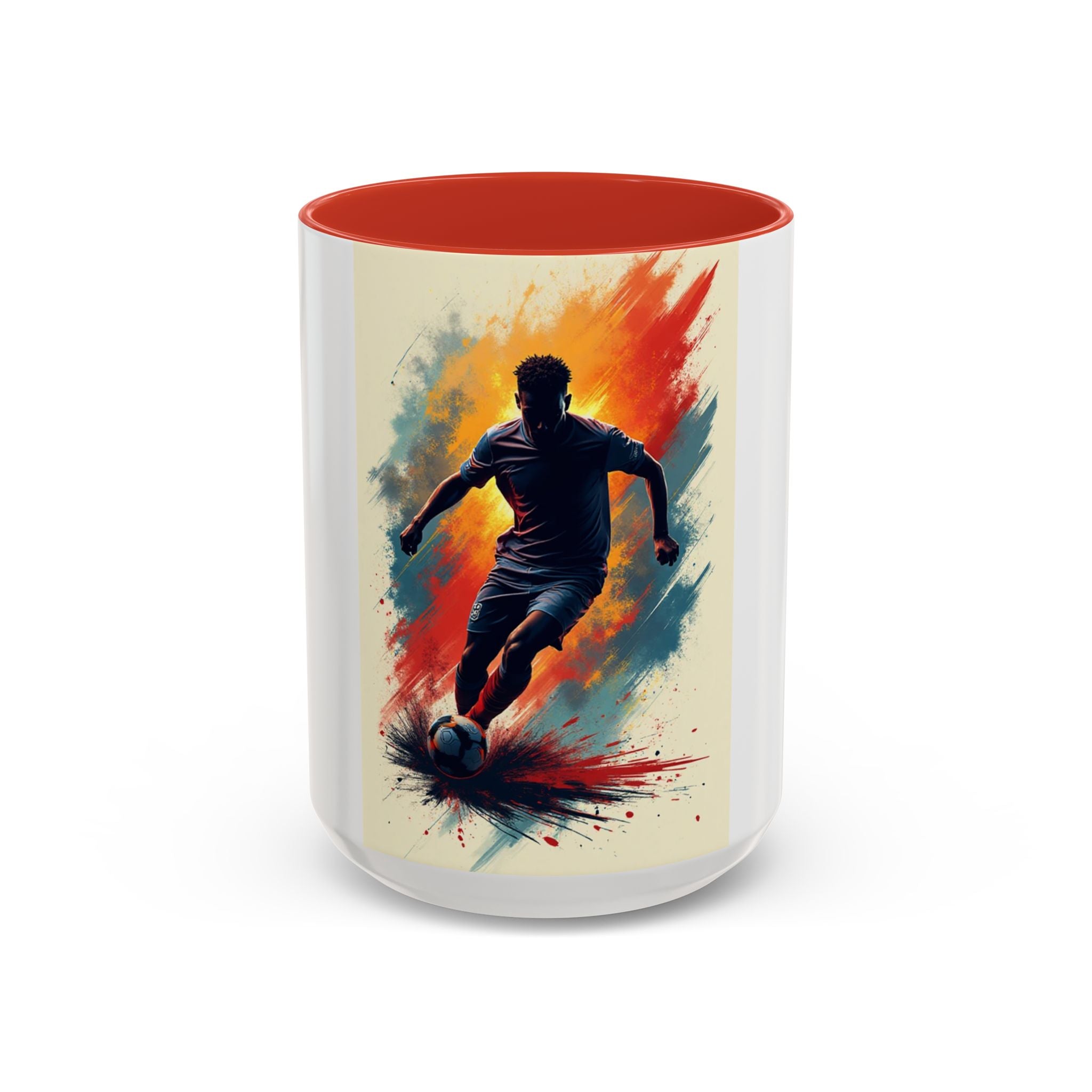 Vibrant Soccer Coffee Mug - Perfect Gift for Sports Fans, Athletic Decor, Personalized Cup, Unique Sports Gift, Game Day Mug
