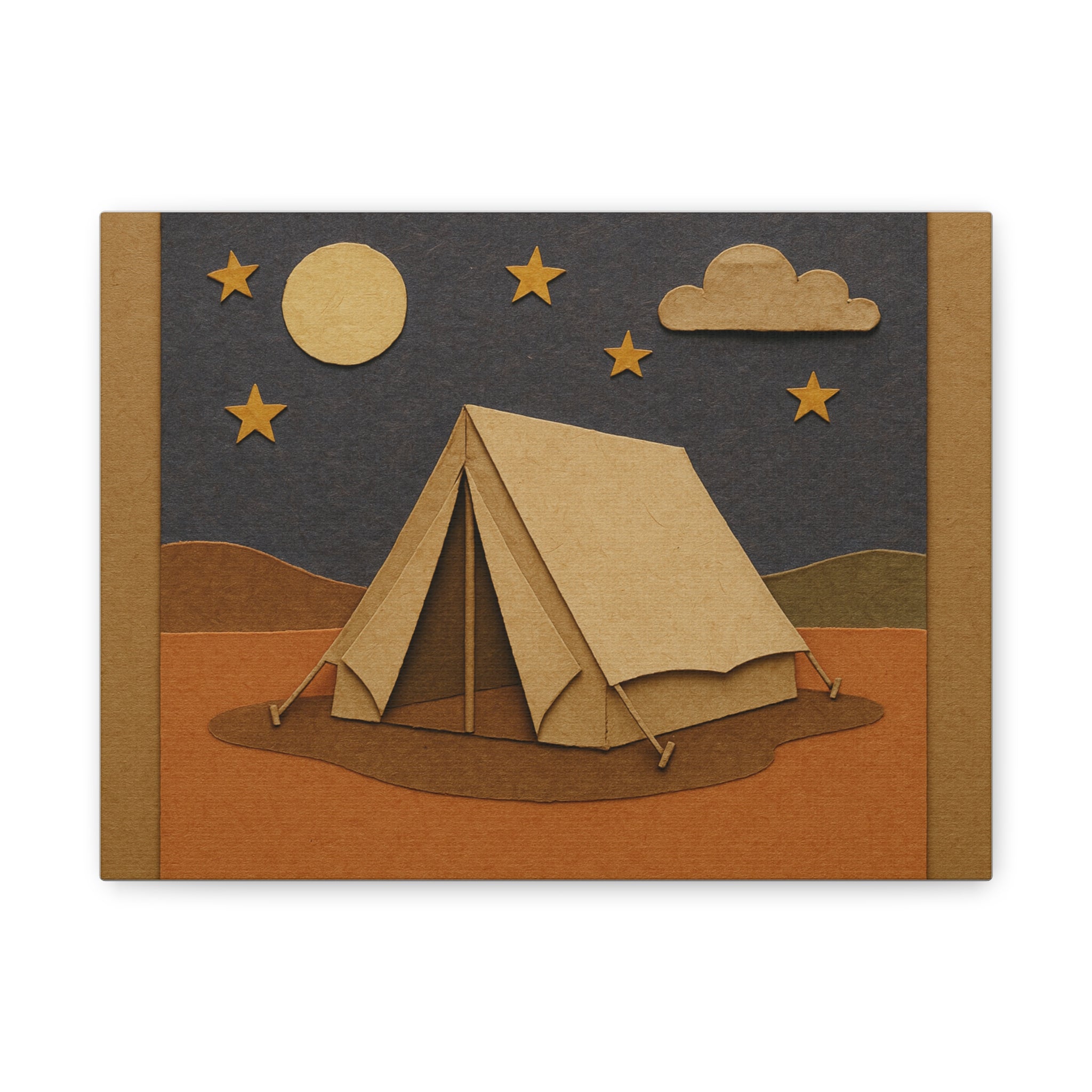 Camping Wall Art, Decorative Tent Print, Rustic Home Decor, Adventure Decor, Nature Inspired Art