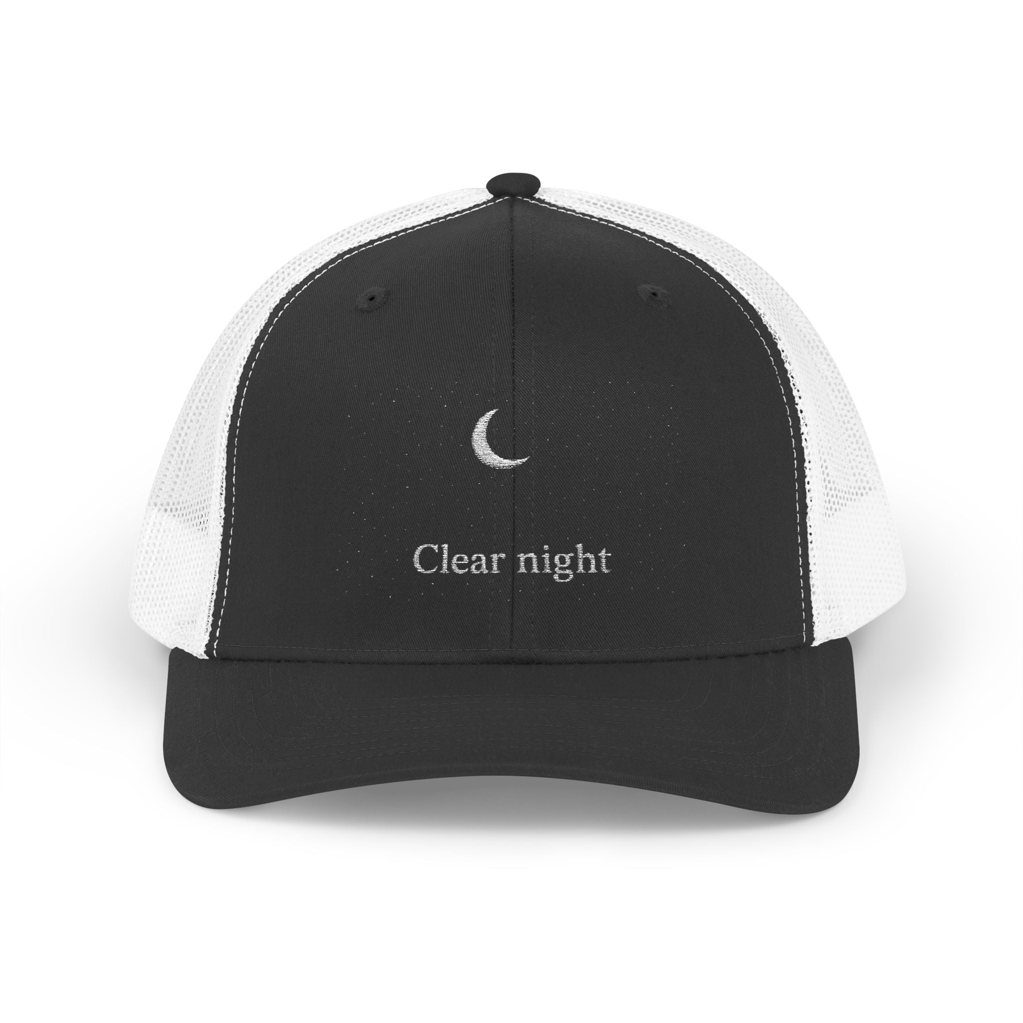 Clear Night Snapback Trucker Cap, Custom Cap, Casual Hat, Outdoor Gear, Festival Accessory, Night Sky Fashion