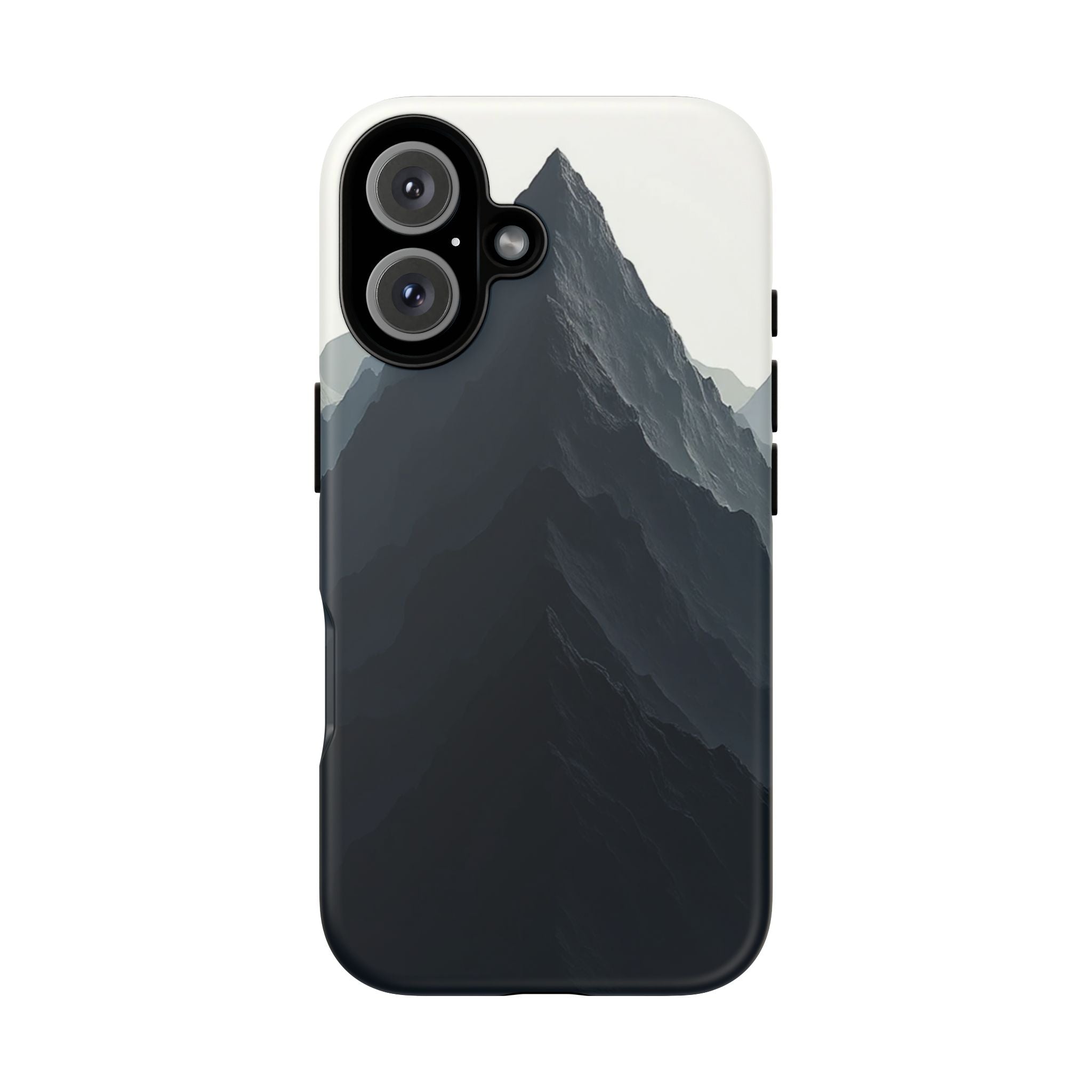 Stylish Phone Case with Mountain Design, Tough Cases, Durable Phone Cover, Nature Lover Gift, Outdoor Adventure Accessory