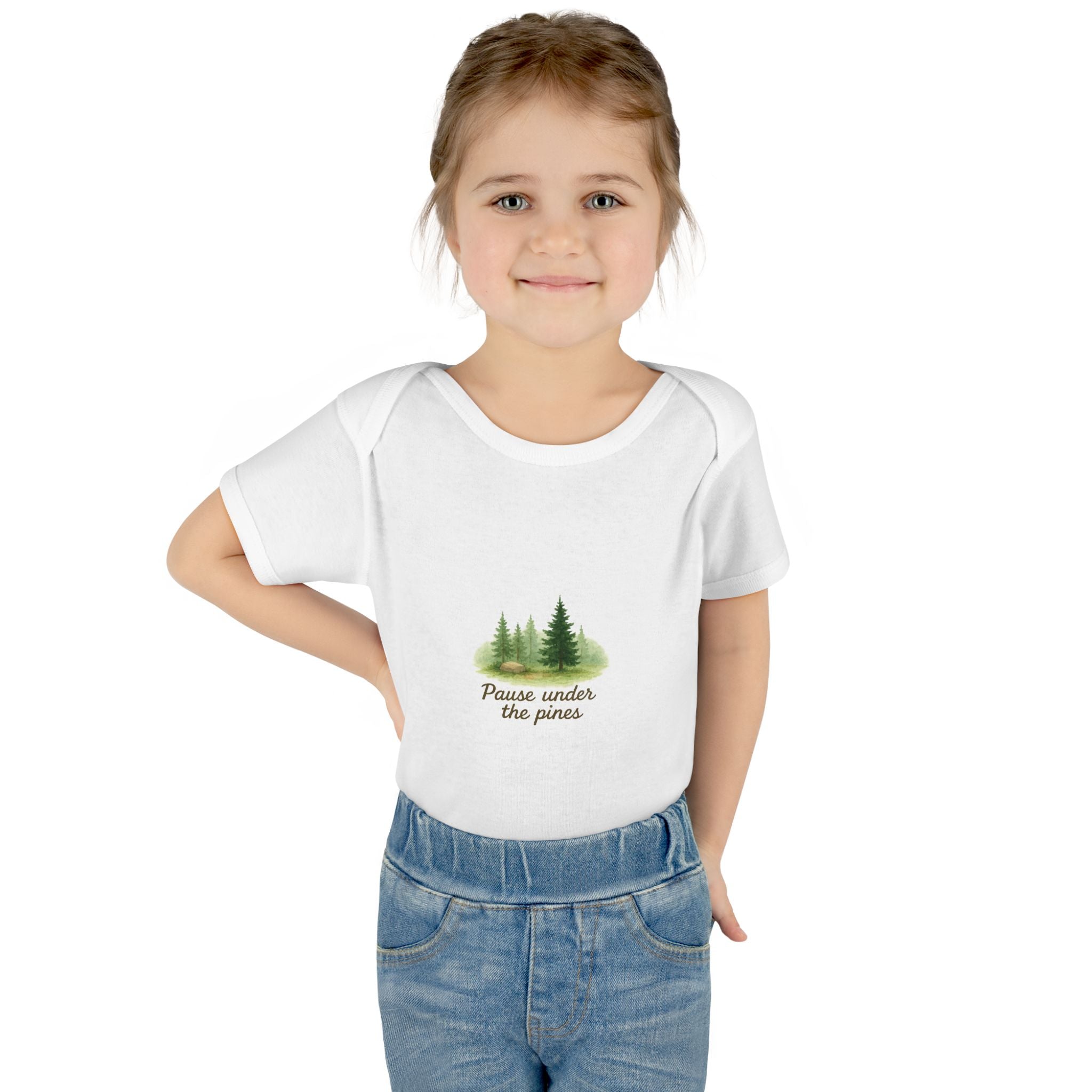 Infant Nature-Themed Bodysuit - Perfect for Baby Showers, Eco-Friendly Gift, Milestone Photos, Outdoor Adventures