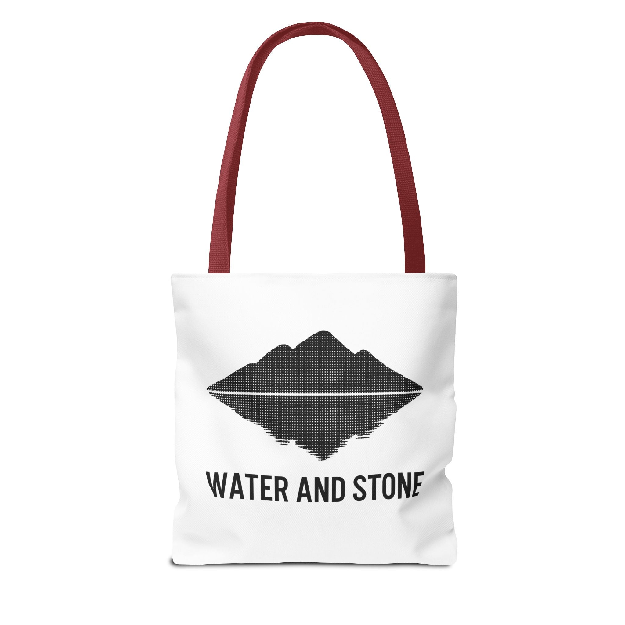 Modern Water and Stone Tote Bag | Eco-Friendly Shopping, Beach, Gym, Travel, Everyday Use
