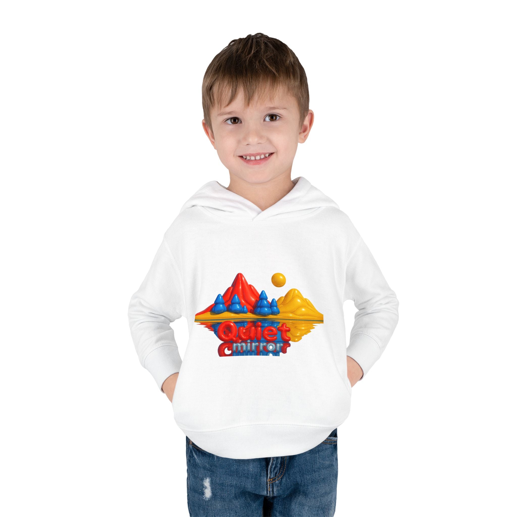 Colorful Toddler Pullover Hoodie with Horizon Line Design, Kids Fleece Sweatshirt, Fun Holiday Gift, Casual Wear for Toddlers, Stylish [...]