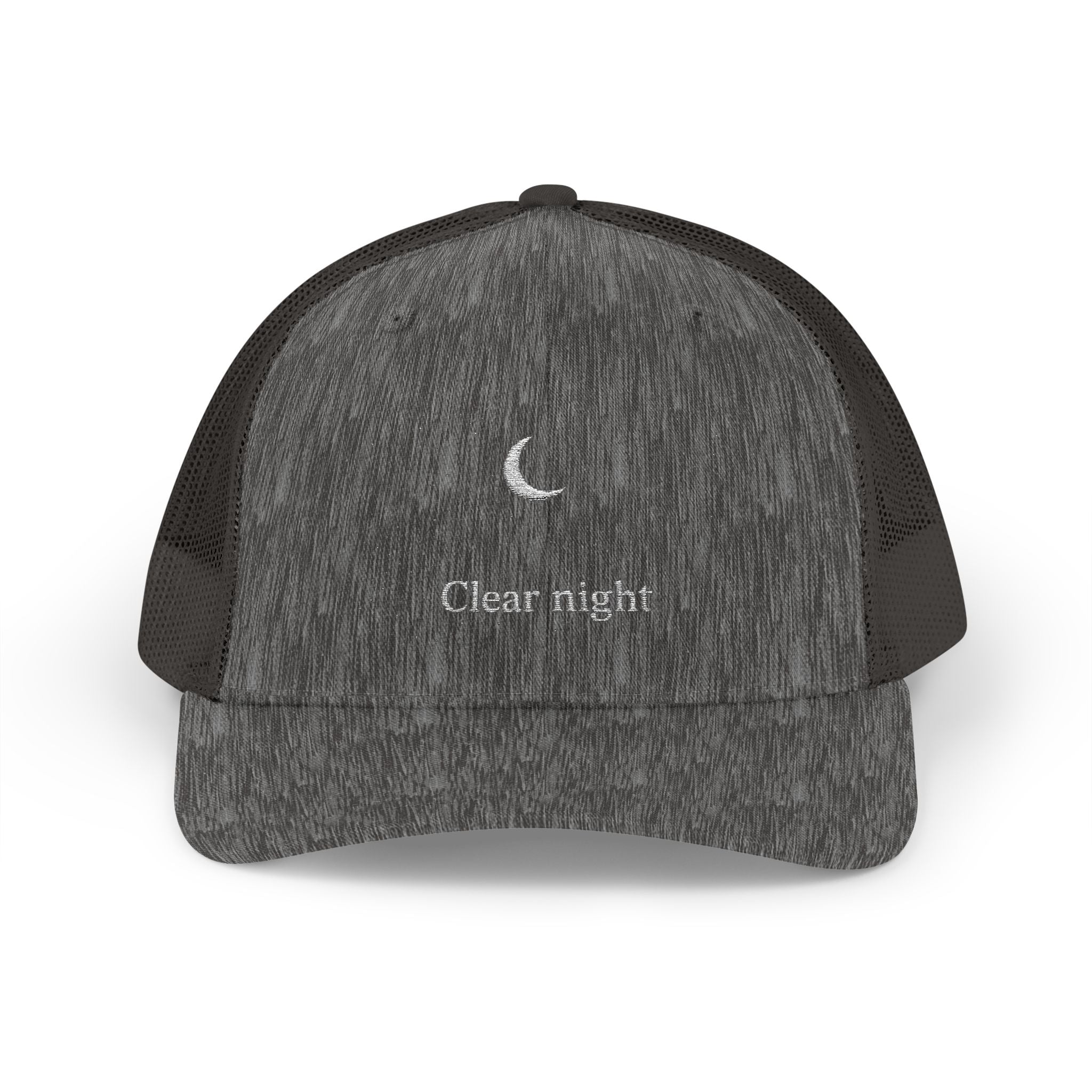 Clear Night Snapback Trucker Cap, Custom Cap, Casual Hat, Outdoor Gear, Festival Accessory, Night Sky Fashion