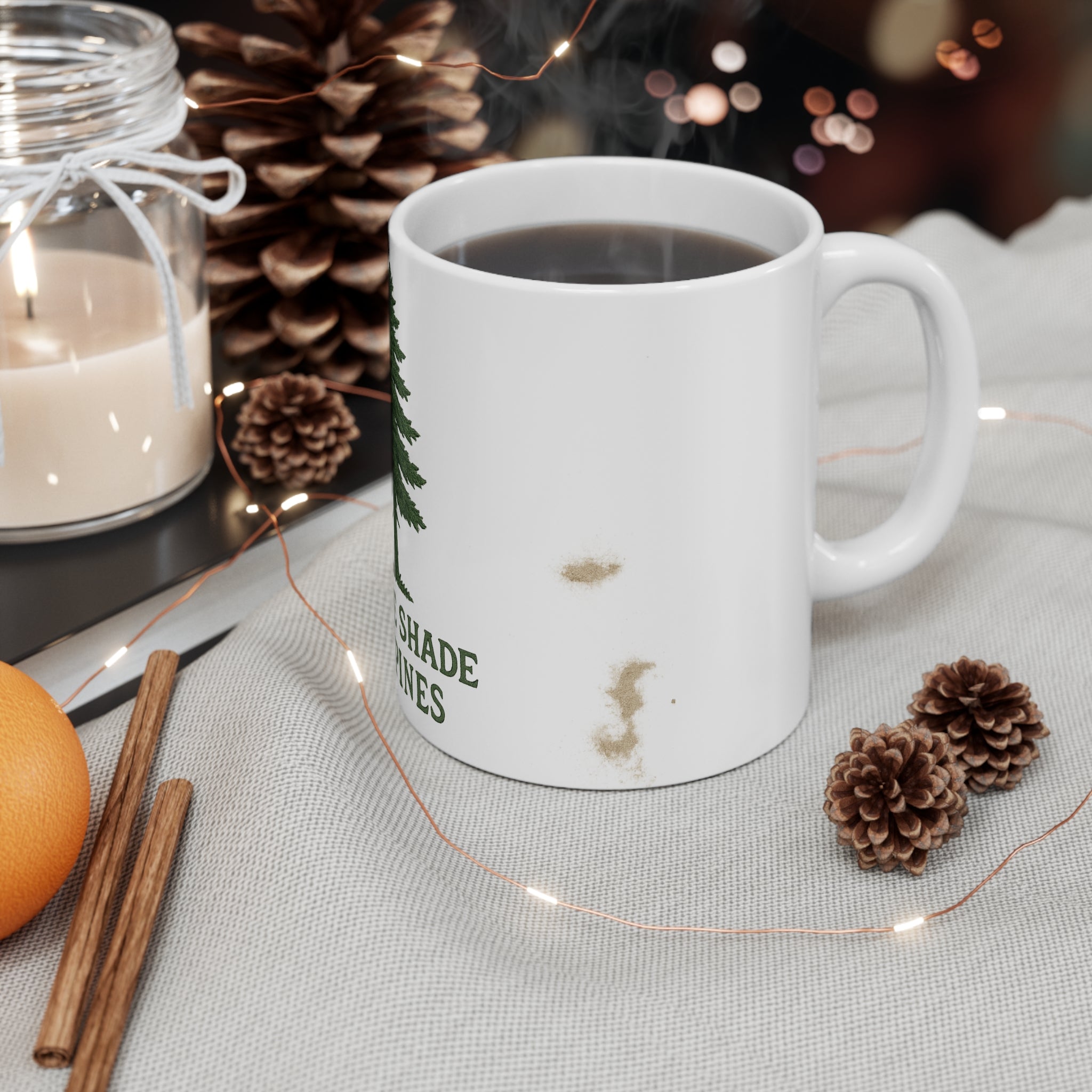 Nature-Inspired Mug - In the Shade of Pines | Coffee Lovers Gift, Outdoorsy Decor, Camping Mug, Eco-Friendly Gift, Forest Lover's Charm