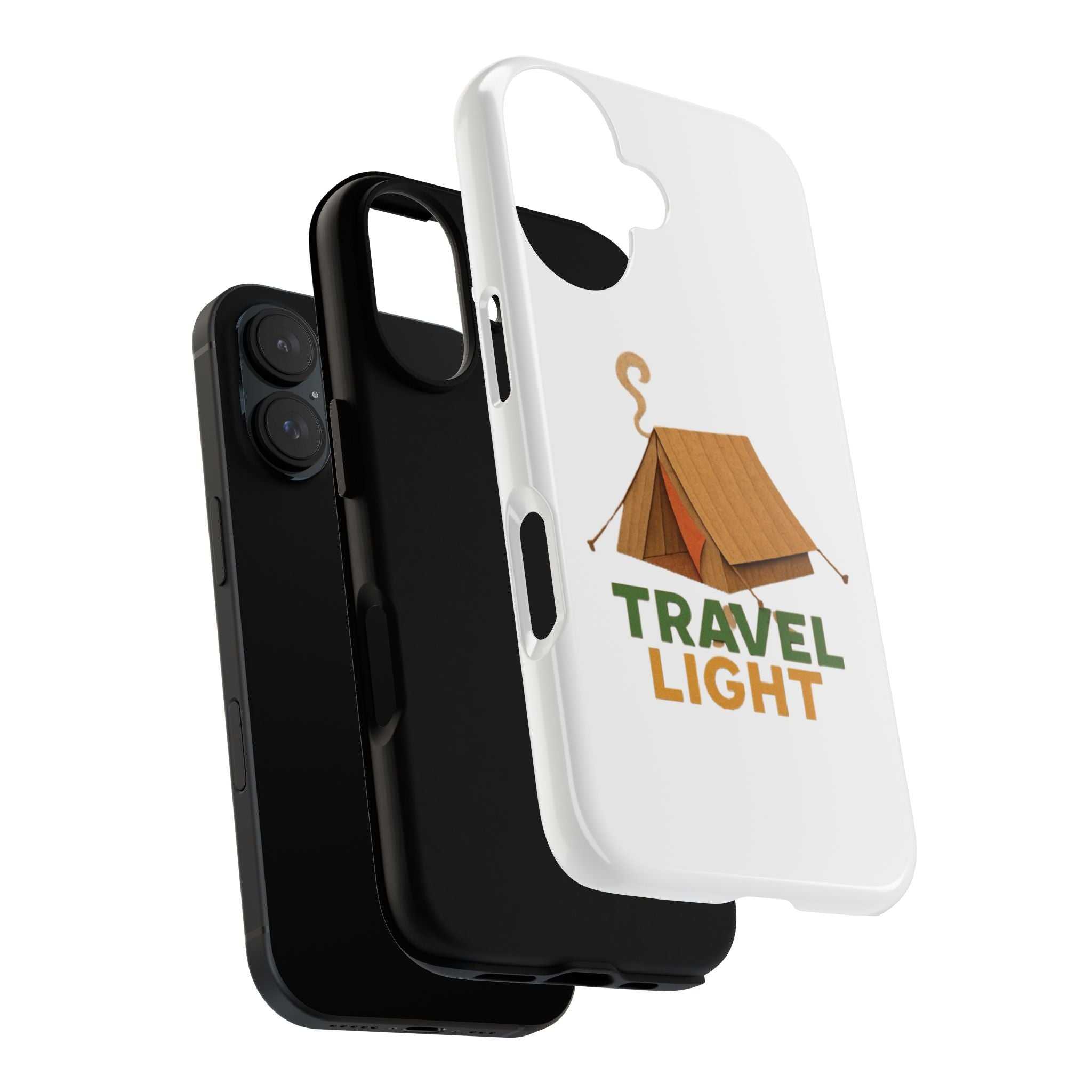 Travel Light Phone Case - Adventure Gear, Camping Accessory, Personalized Gift, Outdoor Enthusiast, Eco-Friendly Protection