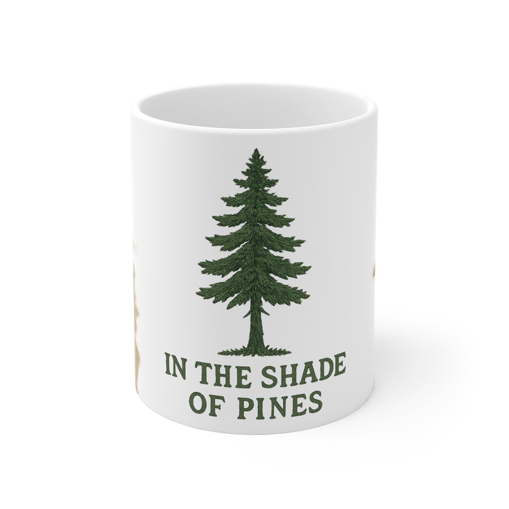 Nature-Inspired Mug - In the Shade of Pines | Coffee Lovers Gift, Outdoorsy Decor, Camping Mug, Eco-Friendly Gift, Forest Lover's Charm