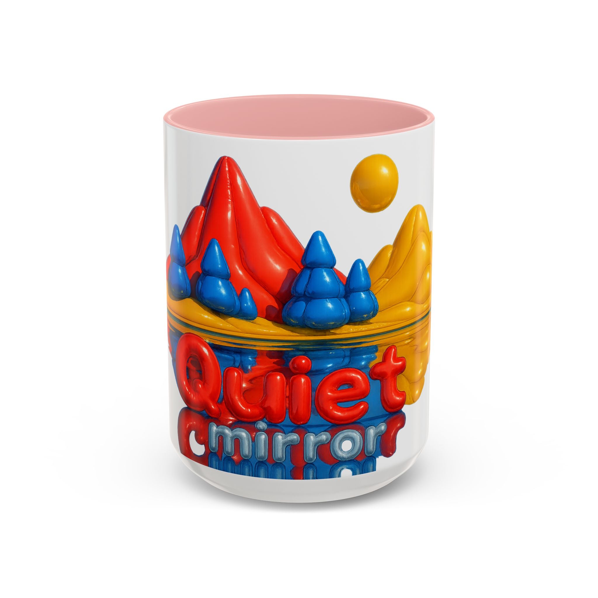 Colorful Quiet Mirror Coffee Mug | Fun Drinkware for Home, Office, Gifts, Cozy Vibes, Bright Mornings