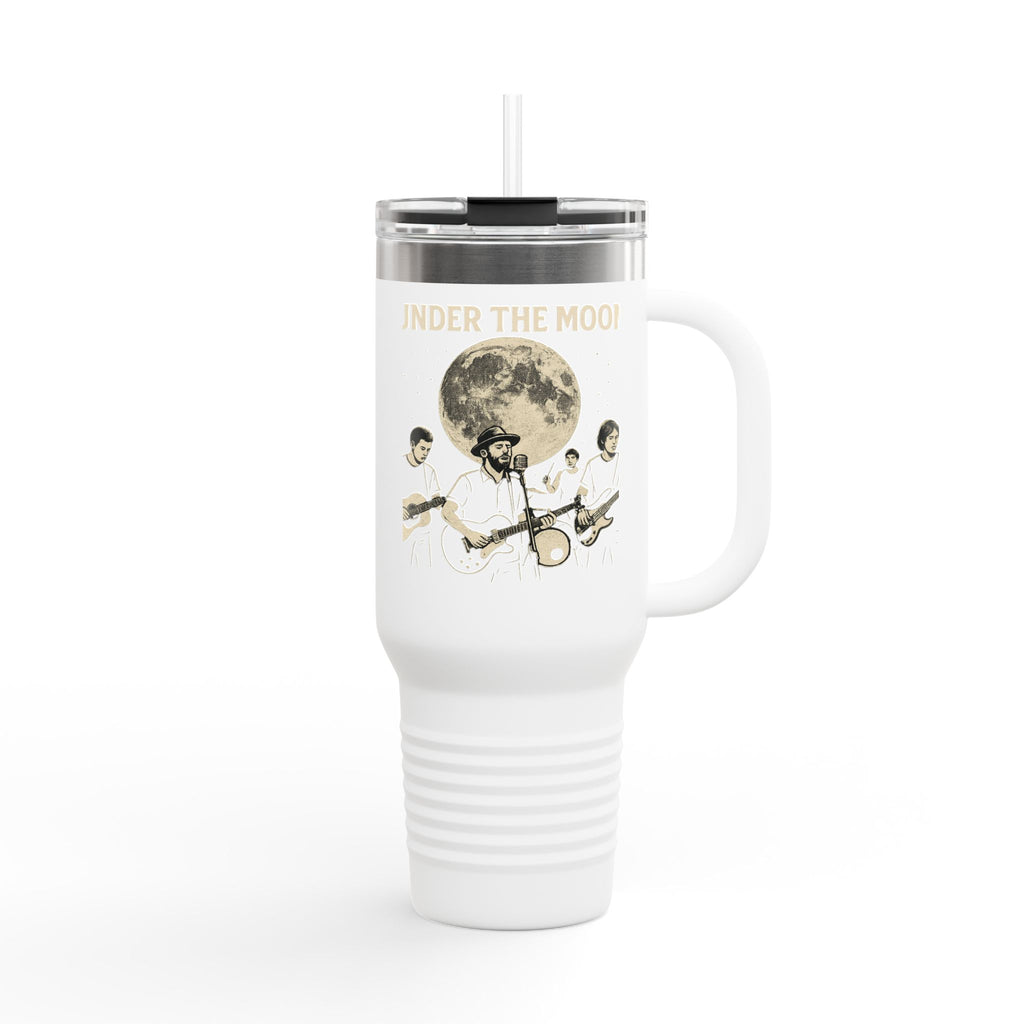 41oz Under the Moon Insulated Travel Mug | Perfect for Coffee Lovers | Unique Gift for Music Fans, Road Trips, Picnics, Camping